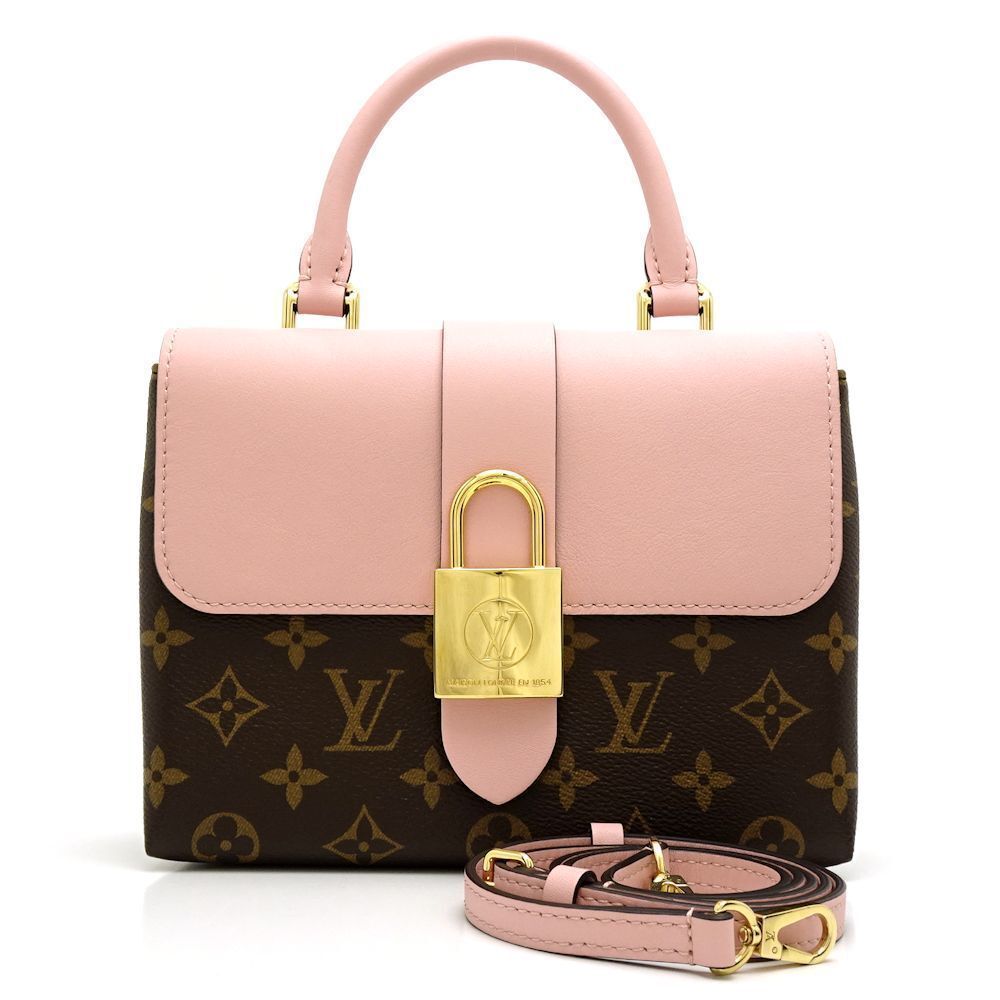 Louis Vuitton Monogram Locky BB Rose Poodle 2WAY Bag